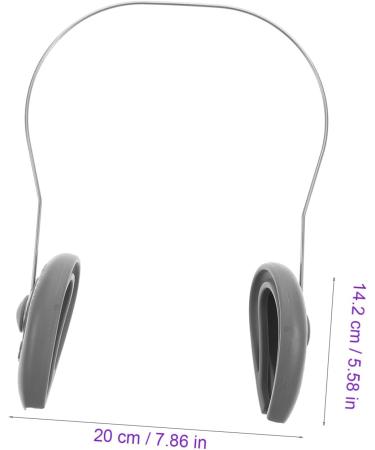 FRCOLOR Hanging Baked Oil Earmuffs hair dye Ear Protectors Shower ear Cover Shower Ear cap silicone ear cover salon Ear Covers hair dye ear muffs bathing shower ear Silica gel set modeling - Buy Online on GoSupps.com