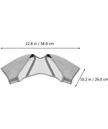 Excart Shoulder Support Warmers - Breathable Weight Lifting Bandage & Posture Correction Belt for Men & Women | 58x26cm Neck Heating Pillow - Buy Online on GoSupps.com