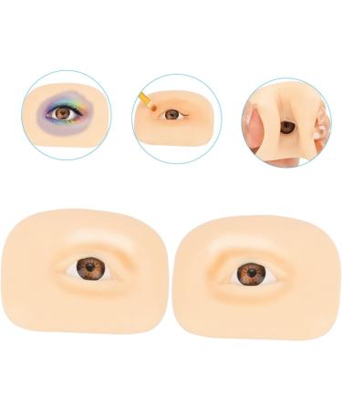 Beavorty Practical Eye Skin 3 Sets Makeup Practice Skin Eyeshadow Fake Silicone Skin Simulated Eye Makeup Board Thicken Mold 6.9x5.2cmx3pcs Assorted Colorx3pcs - Buy Online on GoSupps.com