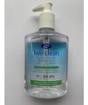 Live Clean One Step Hand Sanitizer 236ml 12 count - Buy Online on GoSupps.com