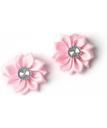 Alipis 3pcs 1 20pcs Head Band Rhinestones Flower Applique Ornament Cloth Bloom Ribbon Flower Bow Tie Set Pinkx3pcs Size 1x3pcs - Buy Online on GoSupps.com