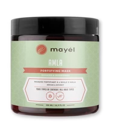 Mayel Masque Fortifiant l Huile d Amla 500 ml | Soin R parateur Intense pour Cheveux Ab m s et Cassants | Hydratation Brillance & Douceur | Prot ines V g tales et Antioxydants R pare & nourrit