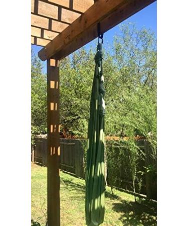 Black Spanset Round Slings 2-Pack for Aerial Hoop Rigging Safety Rated Nylon Sling for Yoga Hammock Aerial Silks Wrap Over Tree Limbs or Beams 5'9"(1.75m) - Buy Online on GoSupps.com