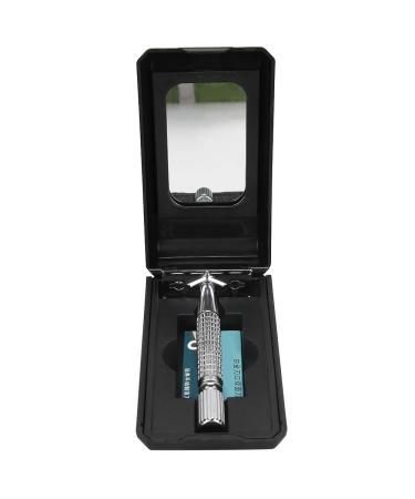 Buy Stainless Steel Safety Razor - Portable Manual Razor for Men | Best Shaving Experience - Buy Online on GoSupps.com
