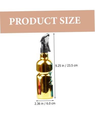 Ipetboom Hair Salon Spray Bottle Empty Sprayer Spray Bottle Hair Pressure Pump Sprayer Cosmetic Sprayer Bottlers Water Spray Gardening Spray Bottle Plant Portable Plastic Dispenser Filling 23.5x6cm Golden - Buy Online on GoSupps.com