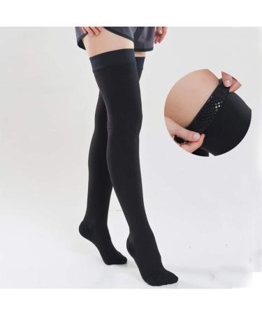 Buy Keephen Medical High Compression Stockings for Varicose Veins - Grade Class II (23-32mmHg) Black Closed Toe 2XL - International Shipping Available - Buy Online on GoSupps.com