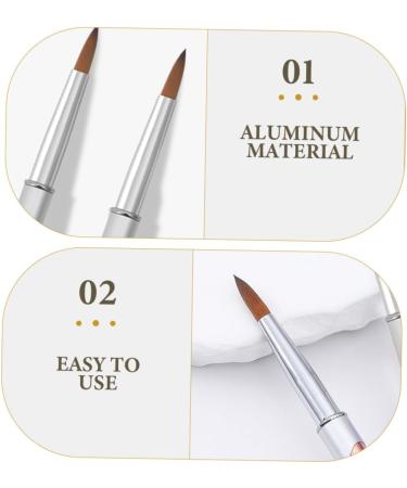 Healeved Metal Rod Nail Art Pen Nail Art Liner Nail Art Pens Nail Art Brush Manicure Liner Brush Nail Brushes for Nail Art Nail Drawing Pens Striping Stripe Aluminum Manicure Tools 17.40X1.00X1.00CM As Shown - Buy Online on GoSupps.com
