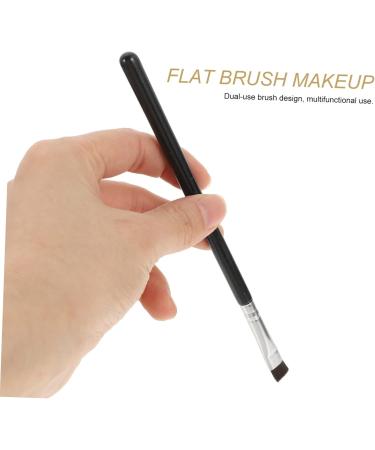 Baluue 6pcs Flat Eyebrow Brush Concealer Brush Eyeliner Brush Slanted Eye Lash Brush Black Artificial Fiber - Buy Online on GoSupps.com
