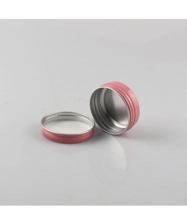 Zeoabsy 10 Pack 15ml Pink Aluminum Cream Boxes - Screw Top Cans for Cosmetics Candles & Ointments with 5x Spoons & Etiquette Labels - Ideal for International Shipping - Buy Online on GoSupps.com