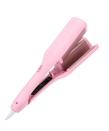 Muflydo Hair Curler Wand - 32mm Styler Wand Iron Curler Fast Heating Adjustable Temperature Hair Wand Waver for Girs US Pink