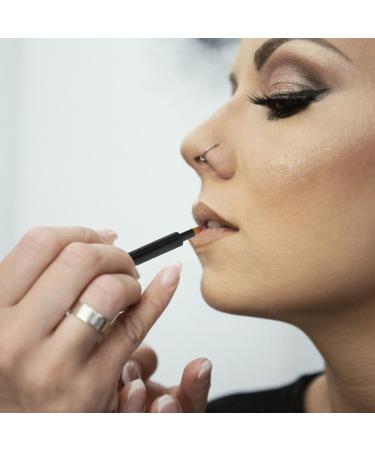 NOLITOY Lip Brushes Set - 2pcs Lipstick & Lip Gloss Applicator Small Concealer & Eyeshadow Makeup Brushes - Perfect for Flawless Makeup Applications - Buy Online on GoSupps.com