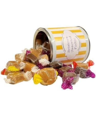 250g Paint Pot Tin of Bristow's Assorted Fudge - Buy Online on GoSupps.com