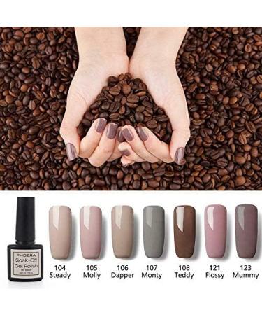 AQUAPURITY PHOERA UV Gel Nail Polish Soak off Color Gellish Base Top Tempered Matte Coat Long Lasting Varnish Manicure Art Polishes Non Smudge Formula 8ML (136 VAMPIRE) - Buy Online on GoSupps.com