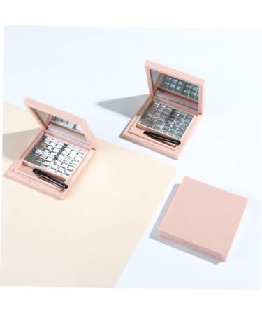 HAPINARY 2pcs Empty Eye Shadow Pallet Makeup Pallette Makeup Highlighter Empty Eyeshadow Dish - Buy Online on GoSupps.com