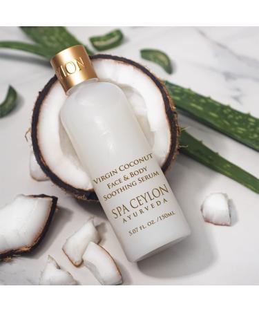 SPA CEYLON Virgin Coconut Face & Body Soothing Serum | 100% Natural Hydrating Formula | Silicon-Free | All Skin Types Safe - Buy Online on GoSupps.com