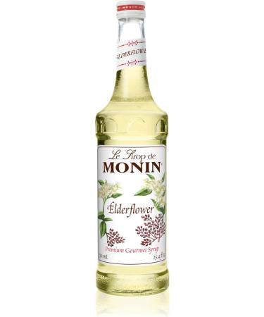 Value Bundle: Monin Syrup 750ml & Syrup Pump 750ml - Coffee Syrup & Cocktail Drink Mixer - Custom Value Bundle Branded Package of 2 (Elderflower) - Buy Online on GoSupps.com