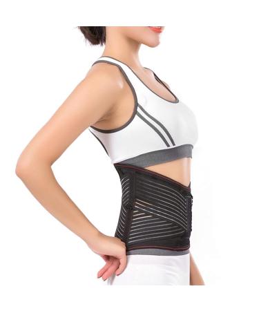 Zjchao self -heated waist support belt waist protection lumbar support pain relieve waist band for waist lower back muscle pain (l.)