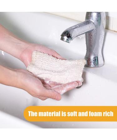 Premium 6-Part Cotton & Linen Soap Bag Set | Travel Bath Swim & Fitness Essentials - Buy Online on GoSupps.com