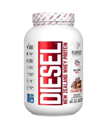 PERFECT Sports Diesel Whey Protein Powder | New Zealand Grass-Fed & Pasture Raised - 2 LB (Chocolate Toffee)