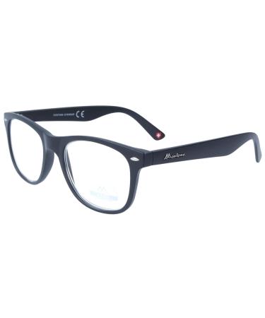 Reading glasses MR67 made of plastic by MONTANA in black + 2.50 dpt