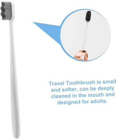 Healvian 12 Pcs Soft Toothbrush Set - Aesthetic Travel Toothbrushes for Adults & Children | Ideal for Pregnant Women | Soft Fur & Durable Design - Buy Online on GoSupps.com