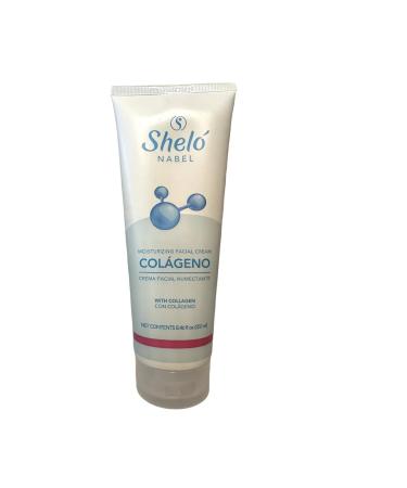Shelo Nabel Moisturizing Facial Cream with Collagen 8.46 fl oz/Crema con Colageno Hidrata y Mejora la Apariencia de la Piel 250ml