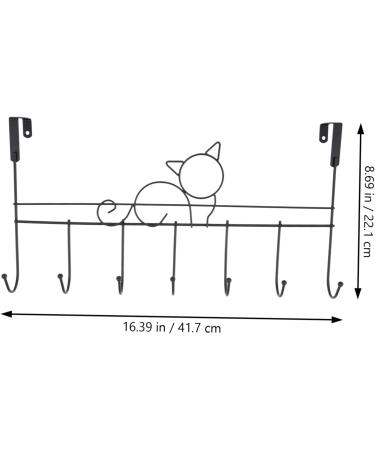 SOESFOUFU Cabinet Towel Holder Wall Mount Coat Rack Hat Hangers Outdoor Hooks Over The Drawer Rack Cupboard Door Hanging Storage - Buy Online on GoSupps.com