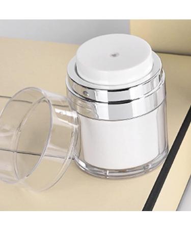 Delitless Airless Pump Dispenser 50ml - Refillable Travel Cream Bottle & Portable Ornament Container - Buy Online on GoSupps.com