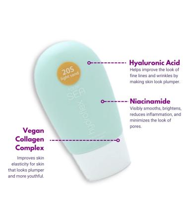 Tarte Cosmetics Sea Hydroflex Serum Foundation 20S Light Sand | Lightweight Coverage - Buy Online on GoSupps.com