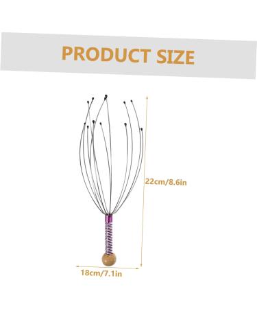 Beavorty 3-in-1 Therapeutic Head Scratch & Full-Body Massager - Ultimate Scalp Massage Tool for Relaxation - Buy Online on GoSupps.com