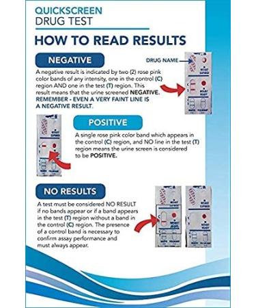 QuickScreen Single Panel Amphetamine Drug Test 25 - Fast and Accurate Detection - Buy Online on GoSupps.com