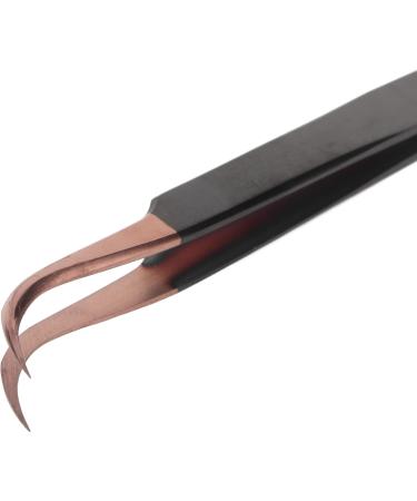 Eyelash Extension Tweezers for Women | Stainless Steel Curved Precision Tweezers for Salon Use - Buy Online on GoSupps.com