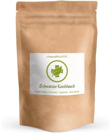 Buy Black Garlic - 4 Tubers - Fermented Superfood from Spain - No Additives Non-GMO Odorless & Tasteless - International Shipping Available - Buy Online on GoSupps.com