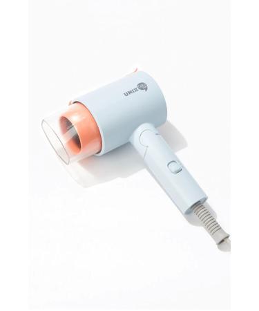 UNIX Mini Compact Folding Handle Travel Hair Dryer/Blower - Dual Voltage