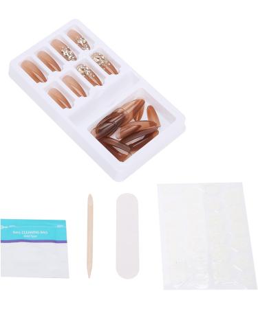 Gradient Fake Nails Tips - Finished Colored False Nails Tips Fake Artificial Press On Nails(F745-2) - Buy Online on GoSupps.com