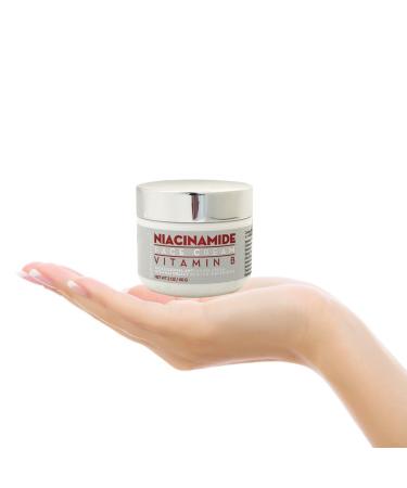 Natural Niacinamide Vitamin B Cream | Ultimate Strength Face Moisturizer with Retinol Grapeseed Extract & Hyaluronic Acid for Fine Lines & Wrinkles - Buy Online on GoSupps.com
