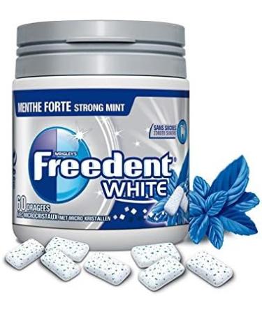 Freedent - White Chewing Gum Sugar Free Strong Mint - 84 g - Pack of 3 - Buy Online on GoSupps.com