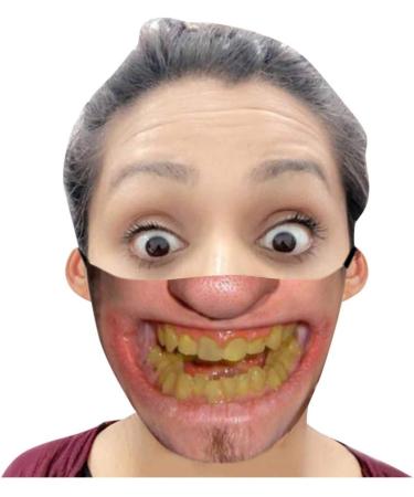 Funny Washable Cotton Mouth Protection | Breathable Neck Gaiter & Bandana - Multi-Way Fabric Scarf - Buy Online on GoSupps.com