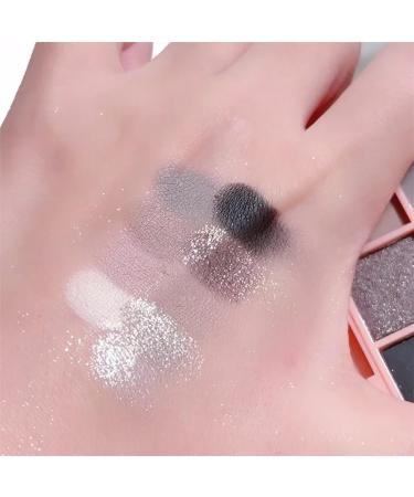 9 Color Glitter Pearly Eye Shadow Palette Long Lasting Korean Makeup | A15 - Buy Online on GoSupps.com