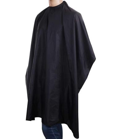 Professional Nylon Barber Cape For Men With Snap Closure Buttons Large Waterproof Apron Salon Barber Essentials For Hair Coloring and Styling Haircutting cape for Adults and Kids Home or Barbershop