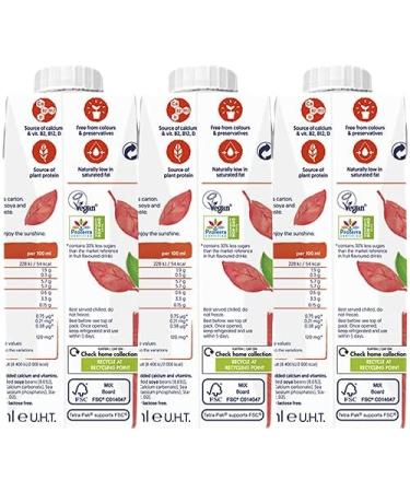 Alpro Soya Growing-Up Plant-Based Long Life Drink Vegan and Dairy Free 3 x 250 ml (Pack of 5) & SOYA Strawberry Plant-Based Long Life Drink Vegan & Dairy Free 250 ml (Pack of 15) + SLong Life Drink 250 ml - Buy Online on GoSupps.com
