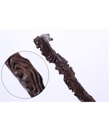 Crutch Mahogany Cane Solid Wood Walking Stick Ebony Whole Material Ganoderma Lucidum Suitable for The Elderly Gift 90 Cm crutch-11.19 Ideal for Men or Wom decorate Selfless dedication - Buy Online on GoSupps.com
