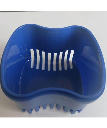 Denture Bath Box - Durable Artificial Tooth Retainer Case for False Teeth in Lake Green & Blue | International Shipping - Buy Online on GoSupps.com