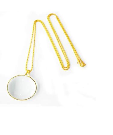 Magnifiers Reading Magnifier Portable Necklace High Magnifying Glass Magnifier Pocket Magnifier Gift Microscope Optical Lenses Protect Vision Without Hurting Eyes Lofty Ambition