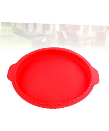 MAGICLULU 1pc Silicone Baking Bread Baking Pan Round Cookie Cookie Cutters Silicone Molds Cake Shop Muffin Top Pans Silicone Mold for Cake Round Cake Pans Chocolate Birthday Cake 31 X28.5CM Red - Buy Online on GoSupps.com