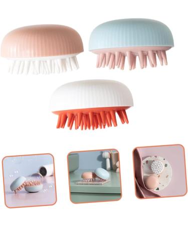 Magiclulu 3-Piece Shampoo Brush Set | Dual Use Hair Massager & Cleaning Comb for Scalp Care | International Shipping Available - Buy Online on GoSupps.com