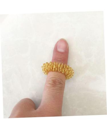 Tovinanna 10-Piece Finger Massage Acupressure Ring Set - Sensory Fingertip Massage Devices for Relaxation & Wellness - Buy Online on GoSupps.com