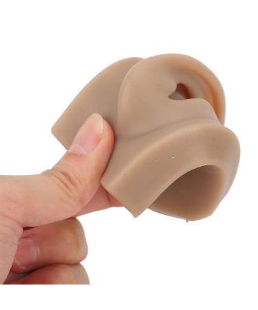 Human Silicone Ear Model for Training and Display - Soft & Reusable | Brown Acupuncture & Earrings Display - Buy Online on GoSupps.com