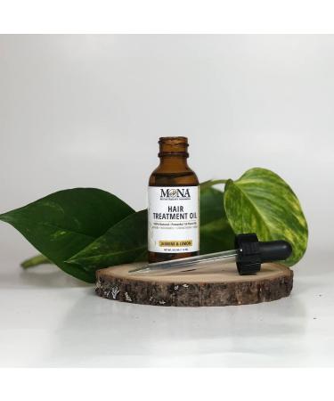 Mona Brands Natural Hair Treatment Oil | Herbal Oil with 18 Plant Oils | Repairs, Nourishes, Strengthens, Shines | For Dry, Damaged Hair & Eyebrows - Buy Online on GoSupps.com