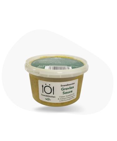 Scandikitchen | Gravlaxsas R vesovs | Classic Swedish Dill & Mustard Dressing For Cured and Smoked Fish | 200g